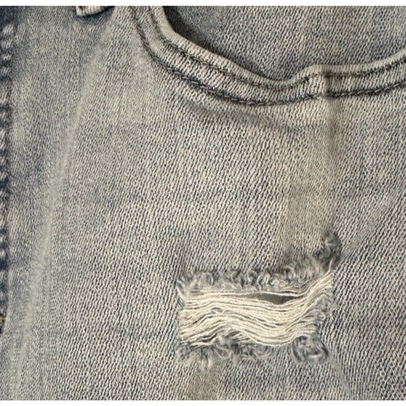Lucky Brand Bridgette Woman SZ 8/29 Distressed Shark Bite Raw Hem Skinny Jeans - Picture 7 of 16